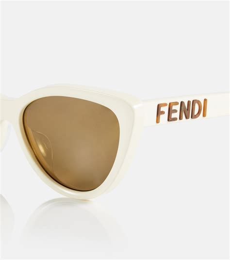 cat eye fendi sunglasses|fendi cat eye sunglasses white.